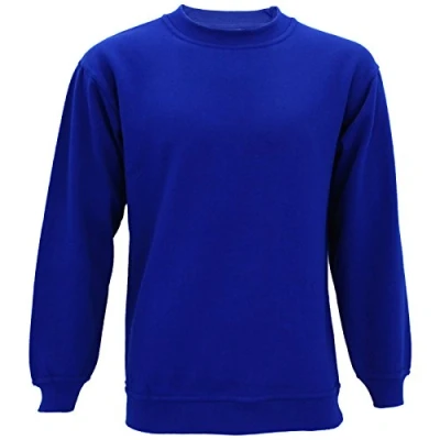 Image of Absolute Apparel Mens AA24 Regular Big Size Gym Sterling Sweatshirt Crew Neck Royal Blue