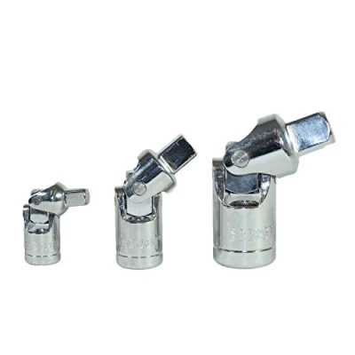 Image of 1/4&quot; 3/8&quot; and 1/2&quot; Drive Universal Joint UJ Wobble Angle Extension Bergen
