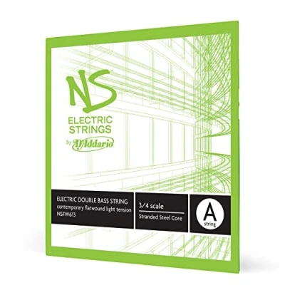 Image of D&#039;Addario NS Electric 3/4 Scale Medium Tension Single A String for Contemporary Bass