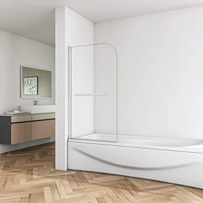 Image of Huiyang 800x1400mm Pivot Shower Bath Screen Overbath Door Panel