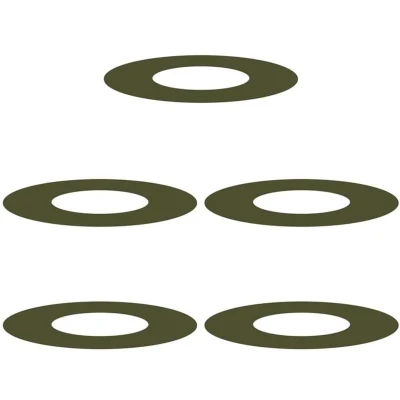 Image of vidaXL Olive green Planter Plastic Medium Decorative Inlays