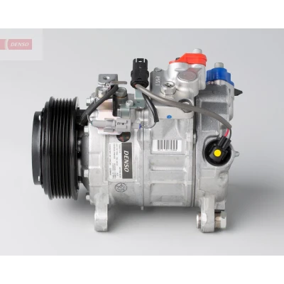 Image of 64529216466 AC Compressor DENSO DCP05096 7SBU17A 12V PAG 46 R134a with magnetic clutch BMW: X5, 5 Touring, Saloon