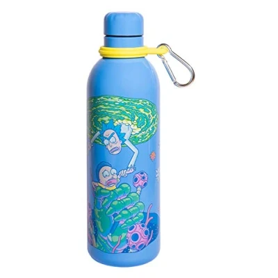 Image of Grupo Erik Rick and Morty Metal Hot&amp;Cold Bottle 500ml 17 oz &amp; Gifts Hot Cold Water Cute