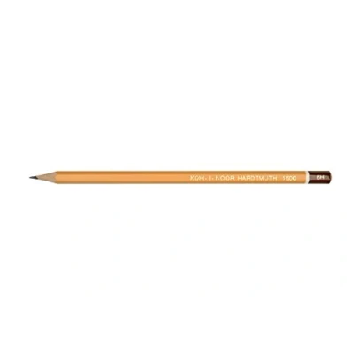 Image of KOH I NOOR 1500 6H Graphite Pencil (Pack of 12), yellow