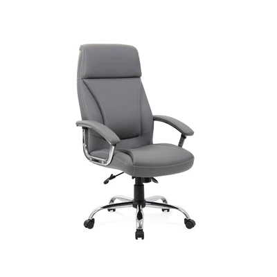 Image of Penza Executive Grey Leather Chair EX000195