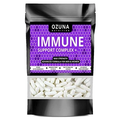 Image of Immune Support Supplement with Vitamin C, Liquorice Root, Maca, Kelp, Turmeric &amp; Ginger Immunity Booster Complex for Daily Defense 60 Vegetarian Capsules