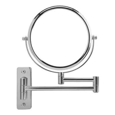 Image of Showerdrape Lindos 3x Magnifying Chrome Extendable Wall Mounted Shaving Mirror