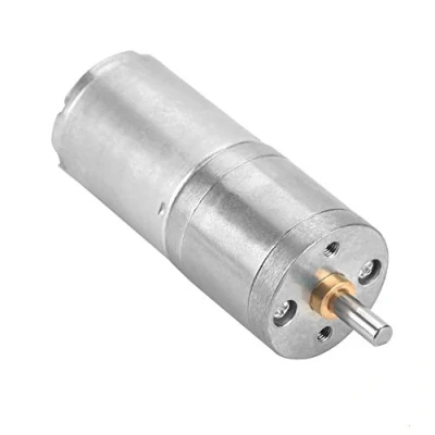 Image of Gear Motor,Akozon 1Pcs 25mm DC 12V 25GA 370 Low Speed Metal Motor for Electronic Lock(12V 200RPM)