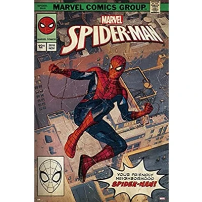 Image of Grupo Erik Spiderman Poster 36 x 24 inches / 91.5 61 cm Shipped Rolled Up Cool Posters Art &amp; Prints Wall