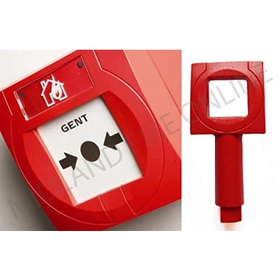 Image of Gent Honeywell Red S4 34899 Call Point Test Key x5 by Midland Fire On Line