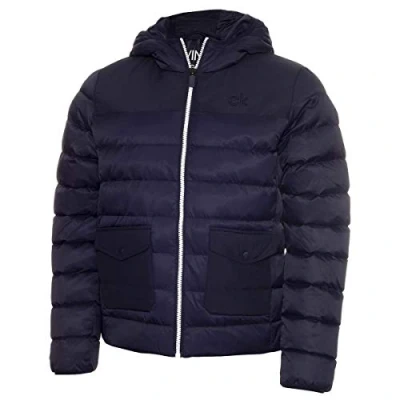 Image of Calvin Klein Mens Padded Pocket Jacket Navy L