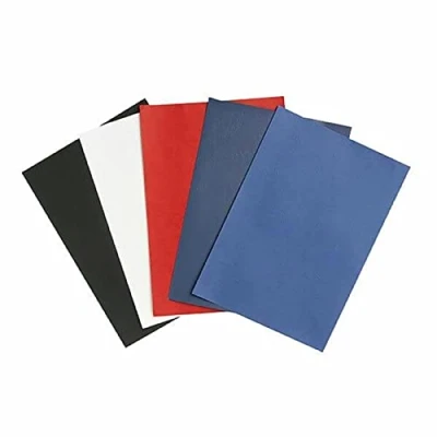Image of Rexel CE020071 Binding Covers Plain 250gsm A4 Gloss , White (Pack 50x2)