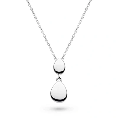 Image of Kit Heath Sterling Silver Coast Pebbles Double Necklace, 18&quot;