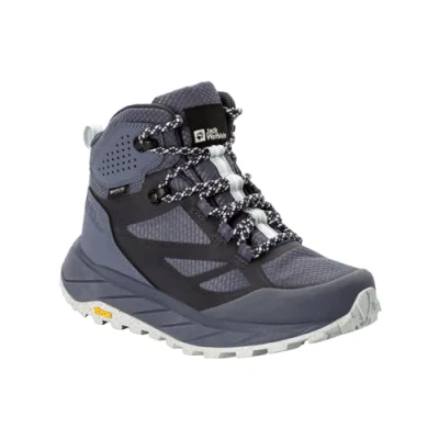 Image of Jack Wolfskin Women&#039;s Terraventure Texapore Mid W Walking Shoe, Dolphin, 3.5 UK