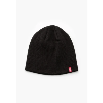 Image of Levi&#039;s Men&#039;s Otis Beanie, Black (Regular 59), S M