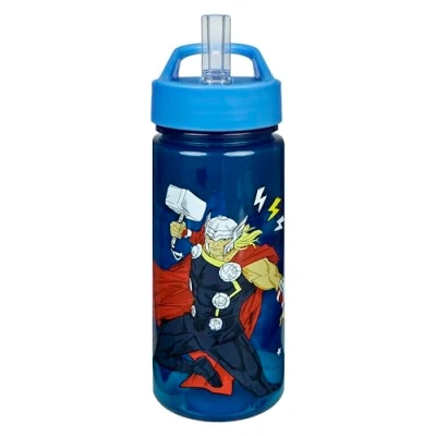 Image of Scooli Marvel Avengers Water Bottle BPA Free with Motif Ideal for Children and Fans Nursery School 500 ml