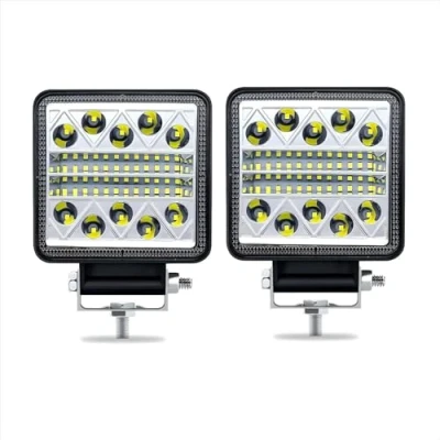 Image of Boncak 2 x 102 W LED Work Light Worklight Headlight 12 V 24 Tractor Offroad Lamp