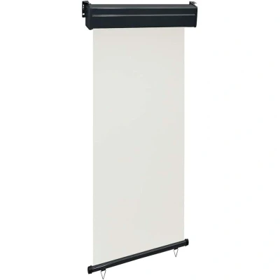 Image of vidaXL Balcony Side Awning 85x250 cm Cream