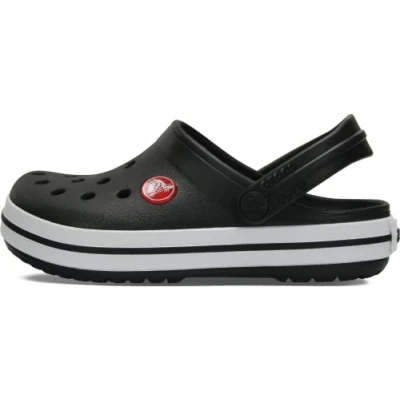 Image of Crocs Unisex Kids Crocband K Clogs, Black, 4 UK