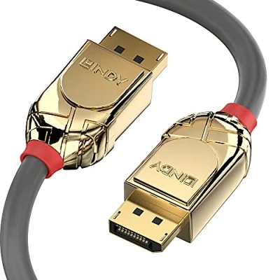 Image of LINDY 36292 2m DisplayPort 1.4 Cable, Gold Line