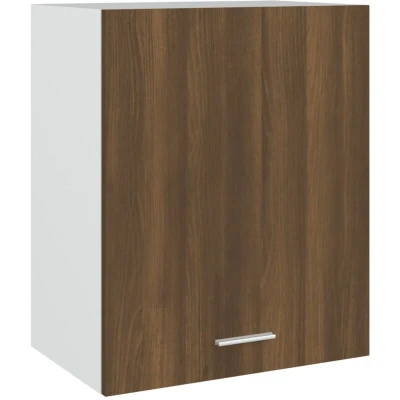 Image of vidaXL Hanging Cabinet Lyon Brown Oak 50x31x60 cm Engineered Wood