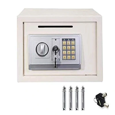 Image of Large 16 Litre (35cm x 25cm 25cm) Electronic Safe, Cash Box, Home Lock Digital Money Safe Steel Security For Office or Use, Wall Floor Mounted