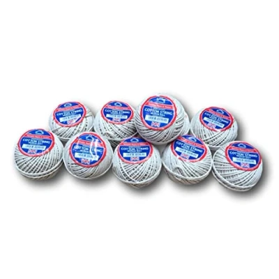 Image of 10 Pack Everlasto Natural Cotton String Twine Medium Balls 50g Each