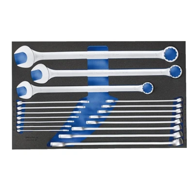 Image of Gedore Combination Spanner Set in 4/4 Module 2005 CT4 7 XL
