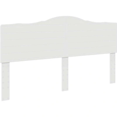 Image of vidaXL Headboard with White 200 cm Engineered wood