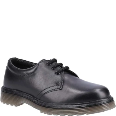 Image of Amblers Aldershot Leather Gibson Shoe Black UK 5.5 Formal