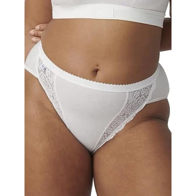 Image of Sloggi Women&#039;s Chic Tai Brief Size 12 (Manufacturer Size: 40) pack of 4 White