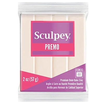 Image of Sculpey Premo Polymer Clay, Translucent, 10.4x5.59x5.08 cm