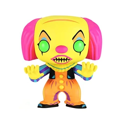 Image of Funko POP! Movie: IT Pennywise Blacklight 1990 Collectable Vinyl Figure Gift Idea Official Merchandise Toys for Kids &amp; Adults Movies Fans Model Collectors and Display