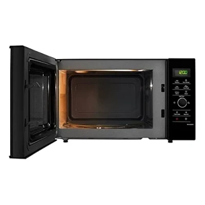 Image of Panasonic NN SD25HBBPQ Inverter Microwave Oven with Turntable &amp; Dial, 1000 W, 23 Litres, quick 30sec Setting, x10 “One Touch Programmes for easy cooking, Auto Defrost, Child Lock, Black