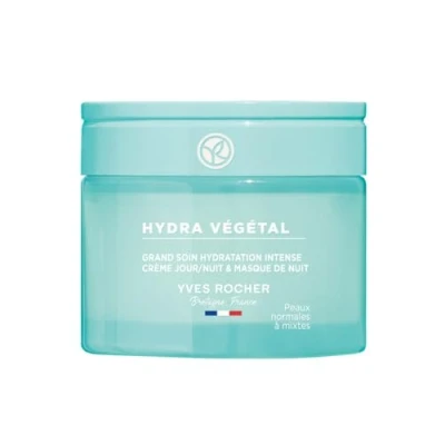 Image of Yves Rocher HYDRA VEGETAL Intensive Care 48h Moisture Carpobrotus Edulis Cell Water For Intense, Long Lasting Dry Skin 75 ml