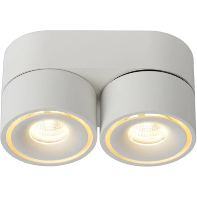 Image of Yumiko Modern Surface Mounted Ceiling Spotlight Ø 7,8cm LED Dim. 2x8W 2700K White