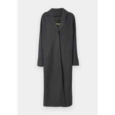 Image of Noisy May Nmcaddy LONG COAT Classic coat, Women&#039;s, Size: 8, Dark grey