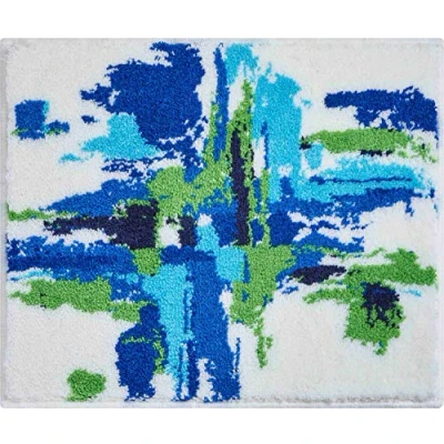Image of Grund Bath Mat, Ultra Soft and Absorbent, Anti Slip, 5 Years Warranty, MEZZO, Small Mat 50x60 cm, ocean