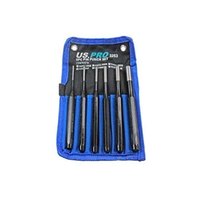 Image of US PRO Tools Pin Punch Set 6pc Parallel Metric Tool 2.5mm 10mm 3263