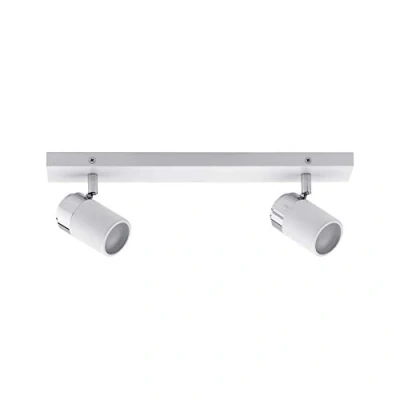 Image of Paulmann Spotlight Zyli IP44 max 2x10W GU10 White/Chrome 230V Metal, 667.11