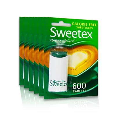 Image of Sweetex tablets Dispenser 600 Tablets, Pack of 6, Total 3600