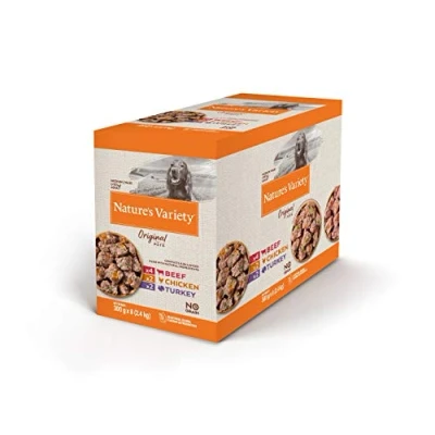 Image of Natures Variety Dog Pouch Medium Adult Original Multipack Chicken/Beef/Turkey 8X300Gm