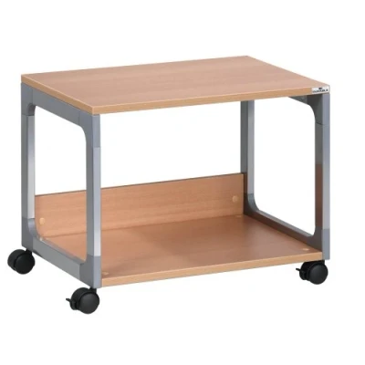 Image of Durable 3710124 System Multi Trolley 48, Metallic Silver/beech