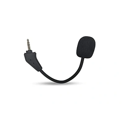Image of Alphatec Replacement Game Mic for Corsair HS50, HS60, HS70 &amp; SE Series Stereo Gaming Headset on PS4 PS5 Xbox One PC, 3.5mm Detachable Boom Microphone Noise Cancelling