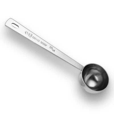 Image of Long Handled Metal Coffee Spoon,Stainless Steel Scoop Beans Slim Spoon Measuring Tablespoon Spoons for Ground Espresso Tea Sugar Milk Powde