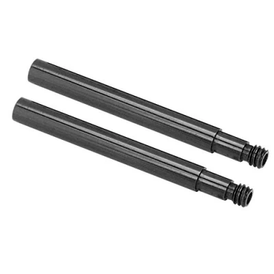 Image of Valve Extender, 2Pcs 60mm Alloy Inner Tyre Extender Bicycle Presta Valves Extension Adaptor (Black) and Spare Parts