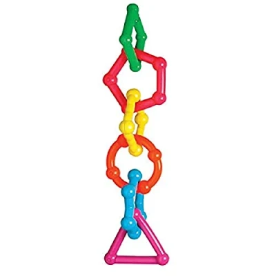 Image of Rosewood Vinyl Parrot Toy Geometric Solid Chain, Large