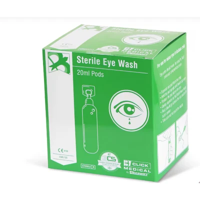 Image of CLICK MEDICAL EYEWASH PODS PACK OF 25 x 20ml