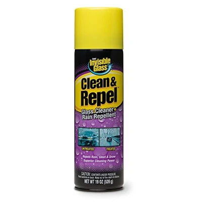 Image of Invisible Glass 91184 Clean &amp; Repel Aerosol Cleaner with Rain Repellent
