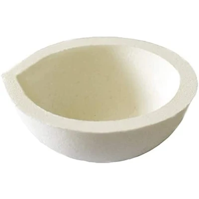 Image of LLF Ceramic Crucible Bowl Dish Cup Furnace Melting Casting Refining Gold Silver (250g)